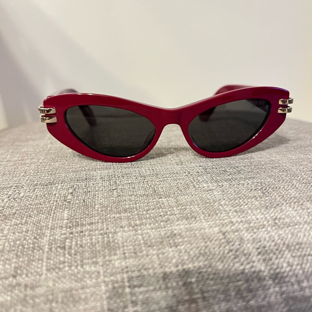 Dior Red Cat-Eye Sunglasses